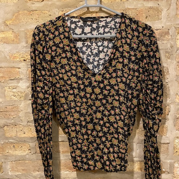 ASOS Vera Moda Gathered Top, Size L - Picture 3 of 6